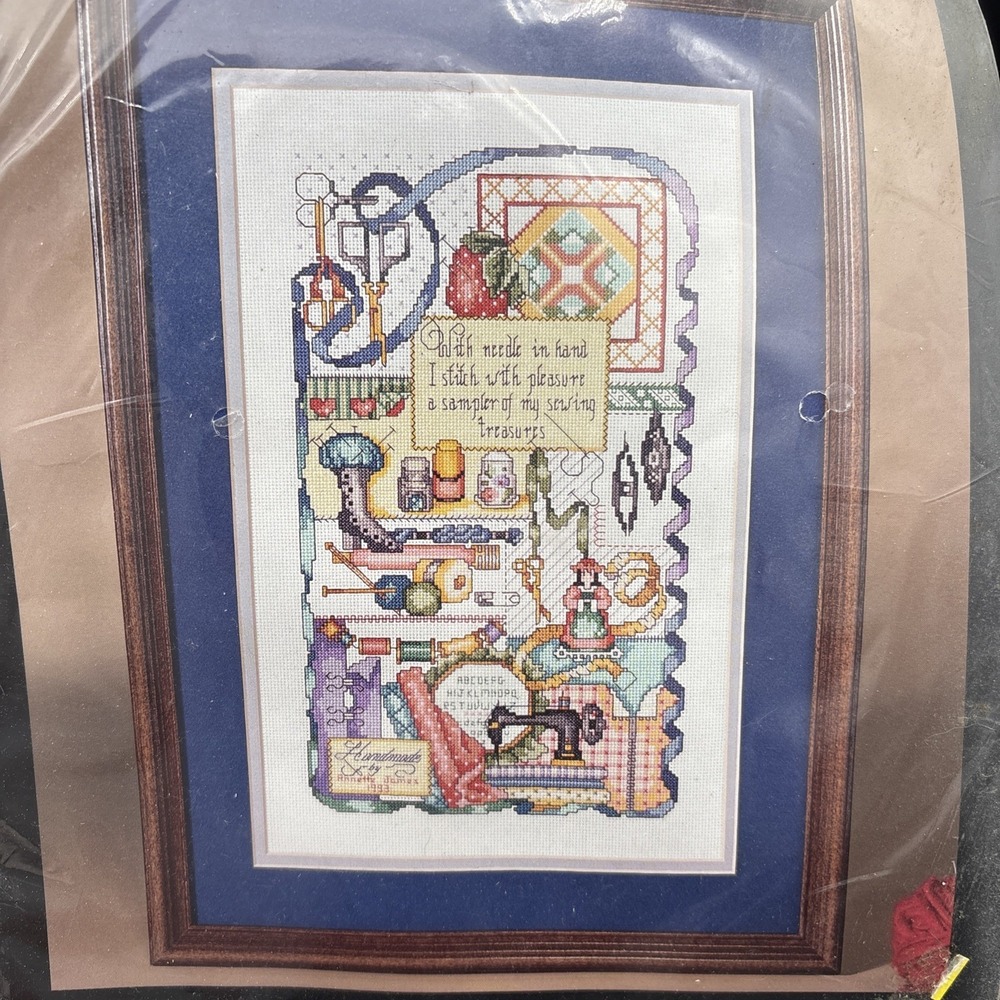 Vintage Bucilla Counted Cross Stitch Kit Stitchers Sampler Sewing Gift 40767 NOS - Picture 3 of 5